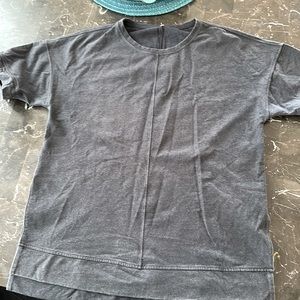 Dark gray Lululemon short sleeve top